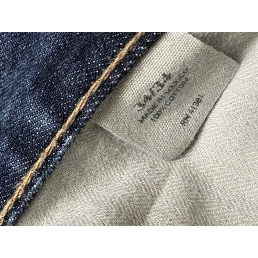 POLO RALPH LAUREN - Medium blue Varick slim straight fit men's jeans 34X34